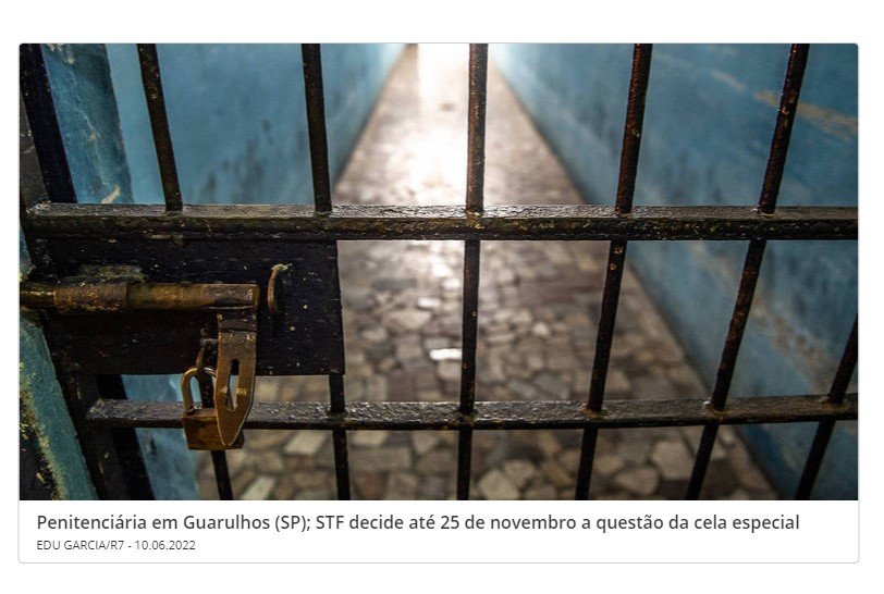 Supremo analisa prisão especial para quem tem ensino superior; Moraes vota contra