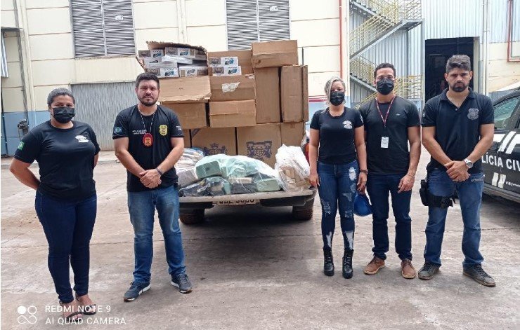 Polícia Civil incinera entorpecentes e 20 mil maços de cigarro em Itaúba