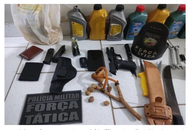Polícia prende suspeitos de tentar incendiar caminhão para bloquear trânsito em MT