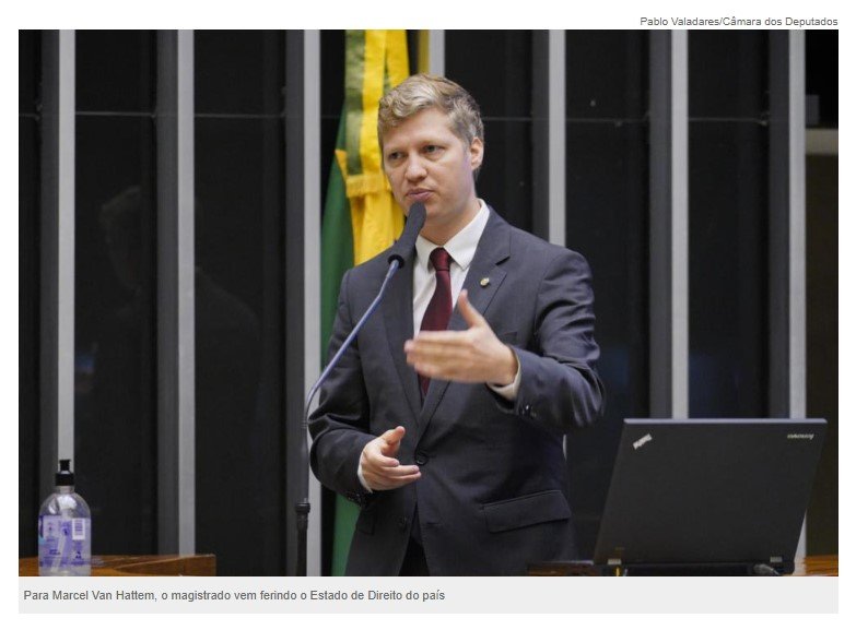 Deputado solicita instauração de CPI para investigar abuso de autoridade de ministros do STF e do TSE