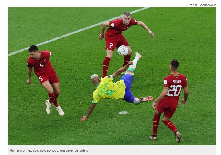 Richarlison brilha, marca golaço e Brasil estreia com vitória sobre a Sérvia