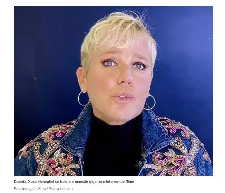 Doente, Xuxa se isola em mansão gigante e interrompe gravação de filme