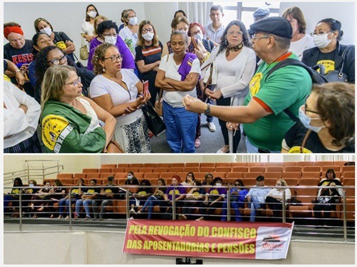 Sintep-MT organiza mobilização para 30/11 na ALMT pelo fim do confisco das aposentadorias