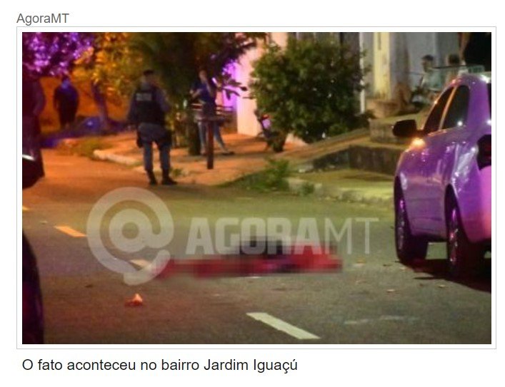 Homem é assassinado enquanto jogava bola em cidade do interior de MT
