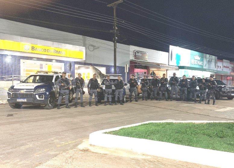 Polícia Militar frustra tentativa de furto em agência do Banco do Brasil em Nova Canaã do Norte