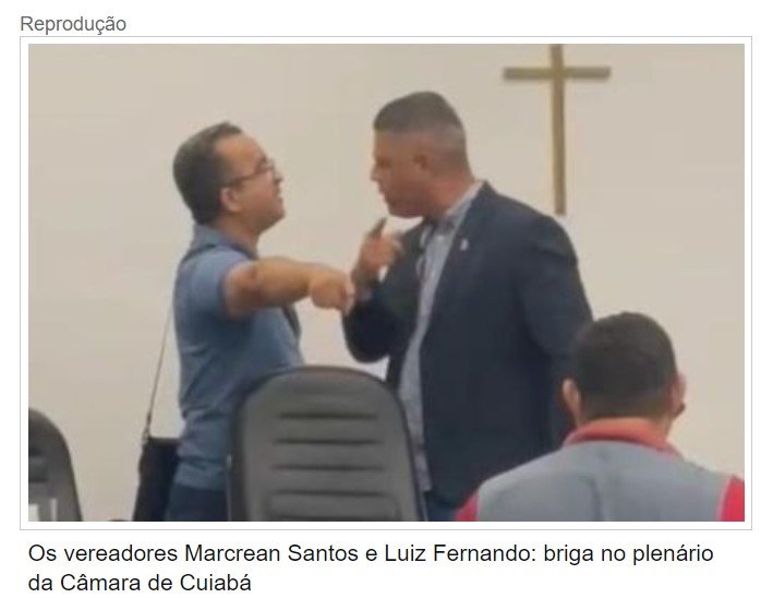 Vereadores trocam ofensas: 'Vamos lá fora pra eu te pegar'