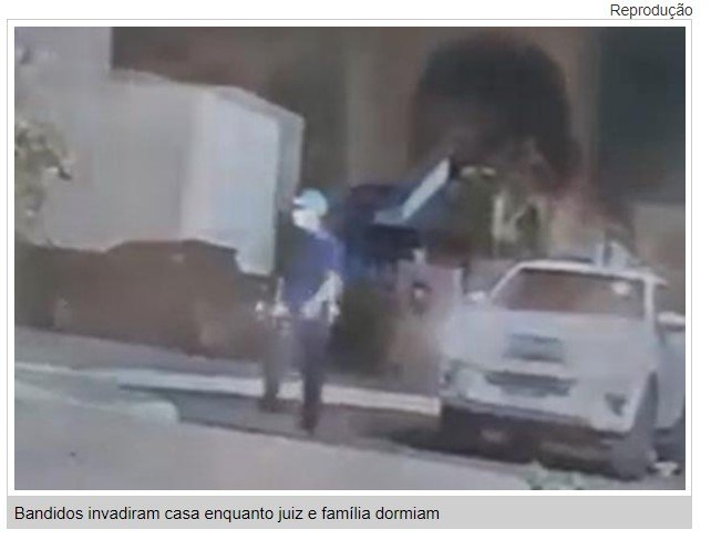 Bandidos invadem casa de juiz e roubam SW4