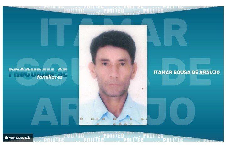 Politec procura por familiares de homem que morreu em acidente de trânsito