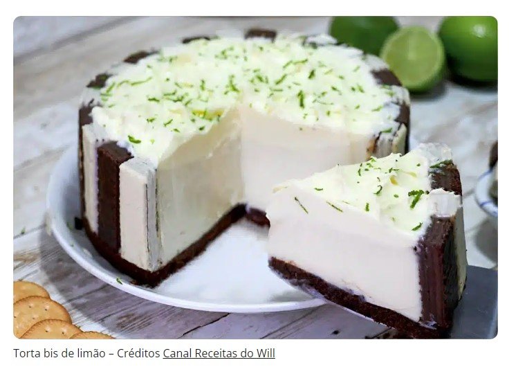 Torta de limão com Bis uma sobremesa azedinha deliciosa e muito fácil pra fazer no seu natal
