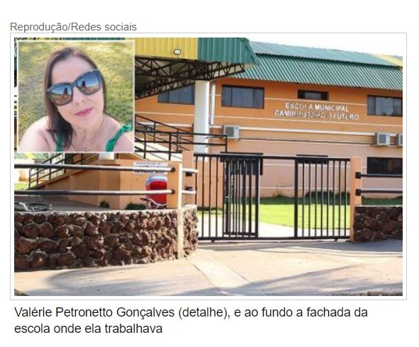 Ex-marido: professora buscava felicidade, mas encontrou a morte