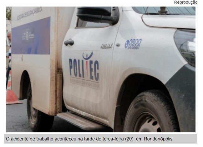Trabalhador de 23 anos morre após cair do telhado de oficina
