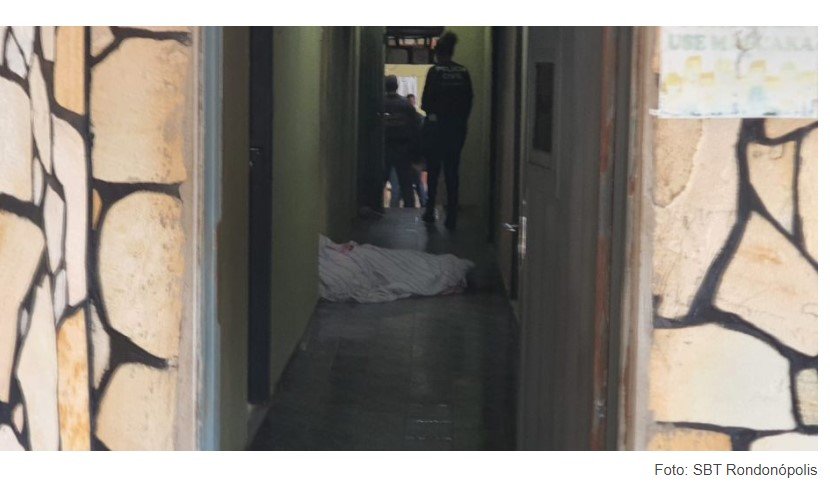 Proprietário de hotel morre e bandido é baleado na cabeça durante assalto no interior de MT