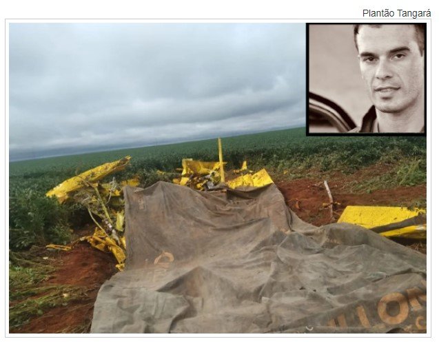 Piloto morre após sofrer acidente com aeronave agrícola em Mato Grosso