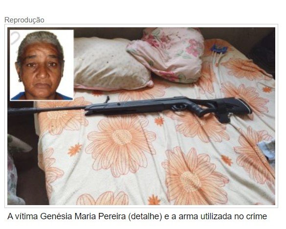 Mulher é assassinada com tiro de espingarda dentro de casa