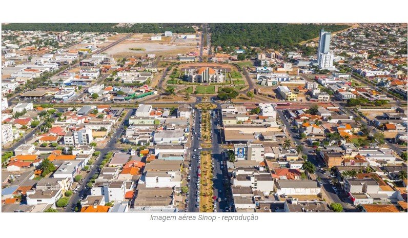 Sinop tem 199,6 mil habitantes, mostra prévia do IBGE