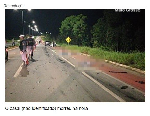 Casal morre em acidente na Estrada da Chapada na véspera do ano novo