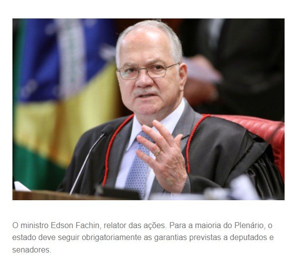 Supremo Tribunal Federal valida lei e confirma imunidade parlamentar a deputados estaduais de MT