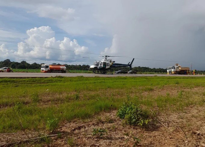 Ciopaer resgata motorista que ficou preso às ferragens em acidente na BR-163 em Vera