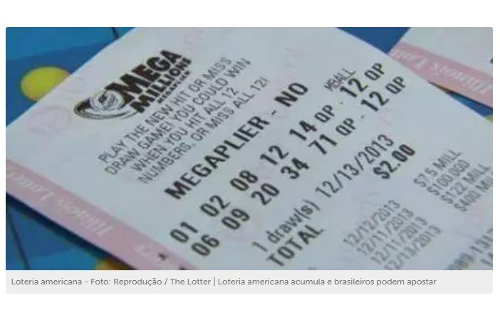 Loteria americana paga US$ 1,1 bilhão, e brasileiros podem jogar online
