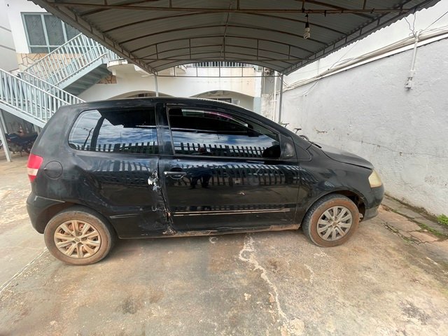 Policia de Colíder prende homem e carro do suspeito de assalto em Colíder. (Fotos)