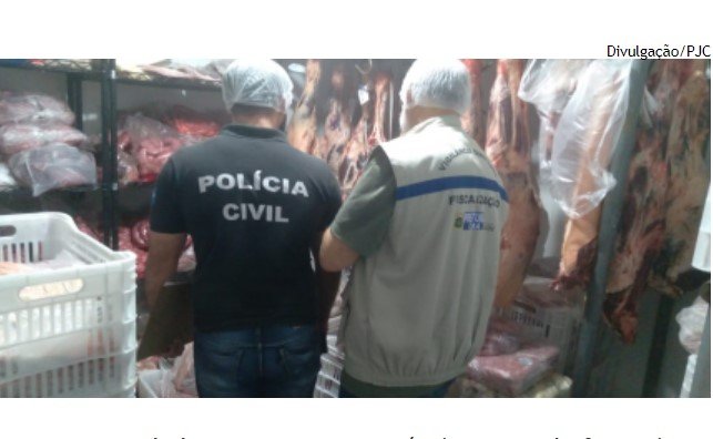 Fiscalização apreende 825 kg de carne imprópria para consumo na capital do estado de MT.