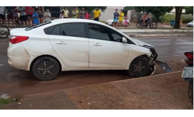 Homem é assassinado com veículo em movimento em Lucas do Rio Verde. (Fotos)