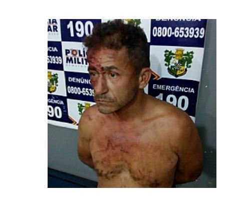 Homem é preso pela polícia após tentar estuprar idosa