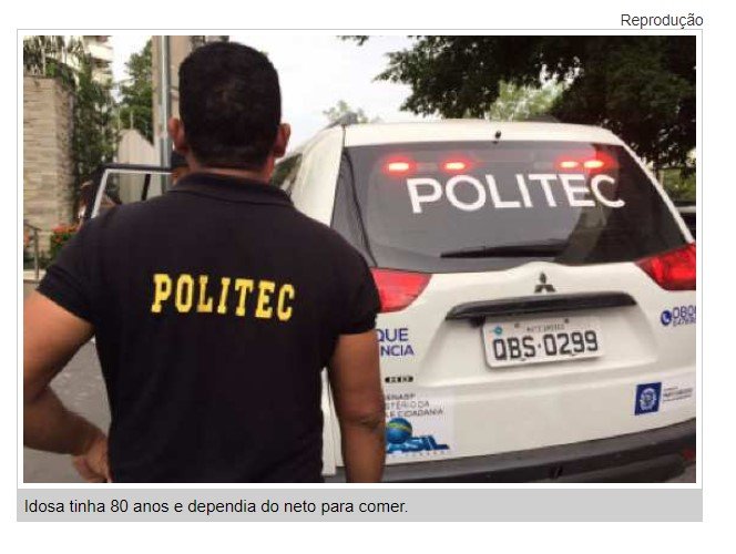 Idosa sangra até a morte, após ficar trancada em casa todo o final de semana