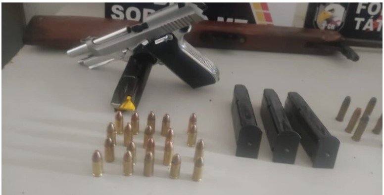 PM prende 4, apreende drogas, armas, munições e fungicidas em Sorriso