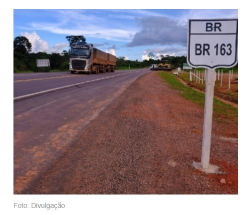 Motociclista morre em acidente na BR-163 entre Lucas do Rio Verde e Nova Mutum
