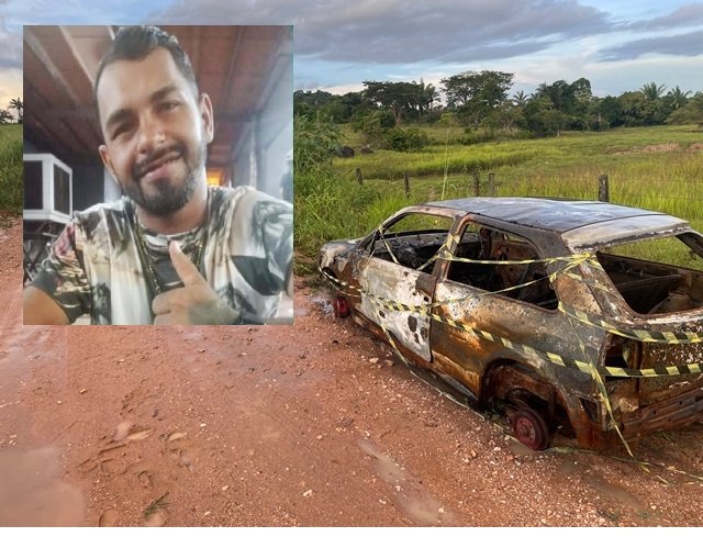 Mistério envolve o desaparecimento de Gleidson de Peixoto em Colíder, seu carro foi encontrado queimado. (Vídeo)