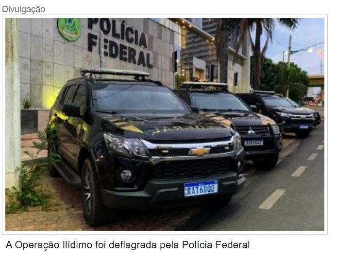 PF faz operação em MT contra fraudes em compra de armas