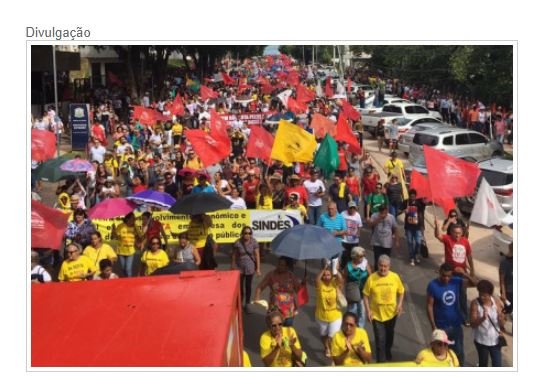 Servidores públicos protestam contra escalonamento e pela RGA