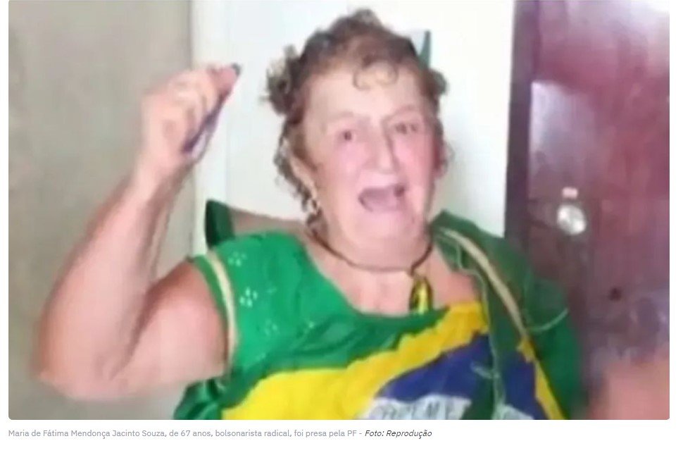 Idosa bolsonarista condenada por tráfico e que ameaçou Moraes é presa em operação Lesa Pátria