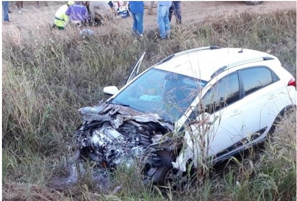 Colisão envolvendo 3 veículos deixa 6 feridos e rodovia interditada em Lucas do Rio Verde