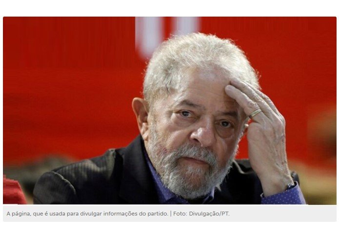 Site do PT é hackeado e exibe imagem de ator de filme pornô