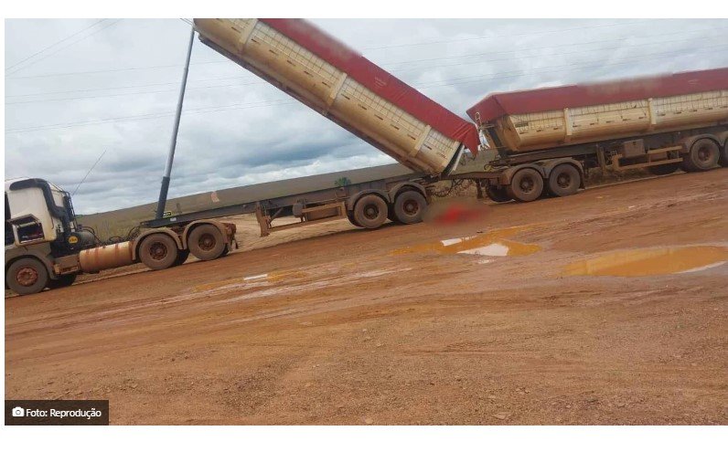 Motorista falece em Alta Floresta, após receber descarga elétrica ao bascular caçamba