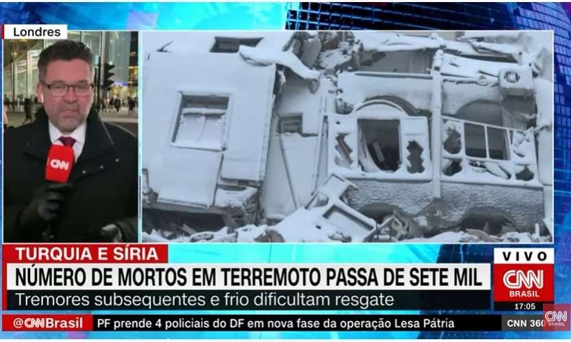 Número de mortos após terremoto na Turquia e na Síria passa de 7.700