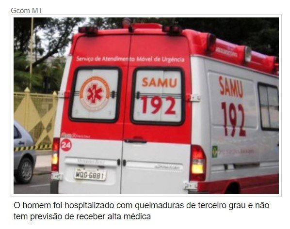 Após ser ameaçada de morte, mulher coloca fogo no marido