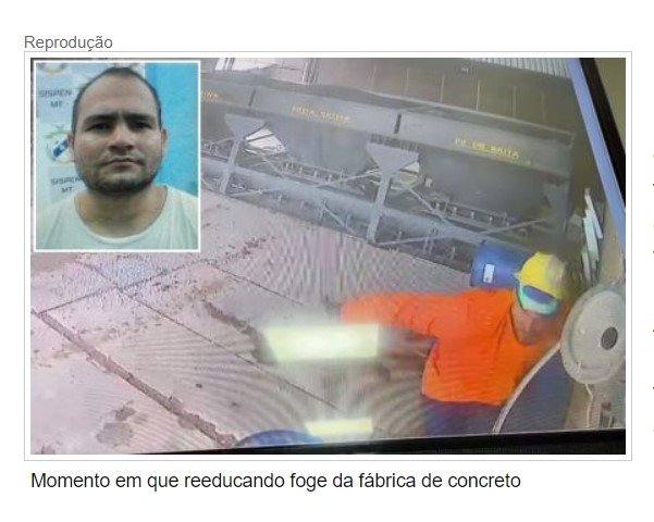 Câmera flagra preso da PCE fugindo enquanto trabalhava