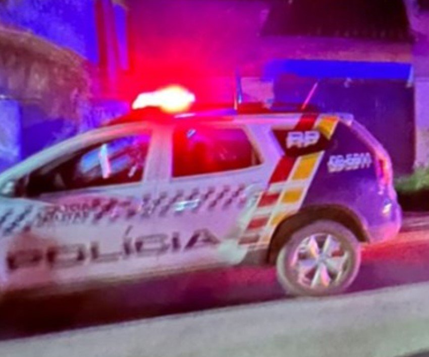 Jovem de 25 anos e preso por vandalizar VTR de PM em Colíder.