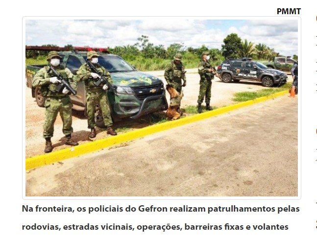 MT quer maior presença das Forças Nacionais na fronteira