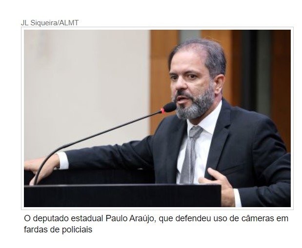 Deputado defende câmera nas fardas: 'Segurança para policiais'