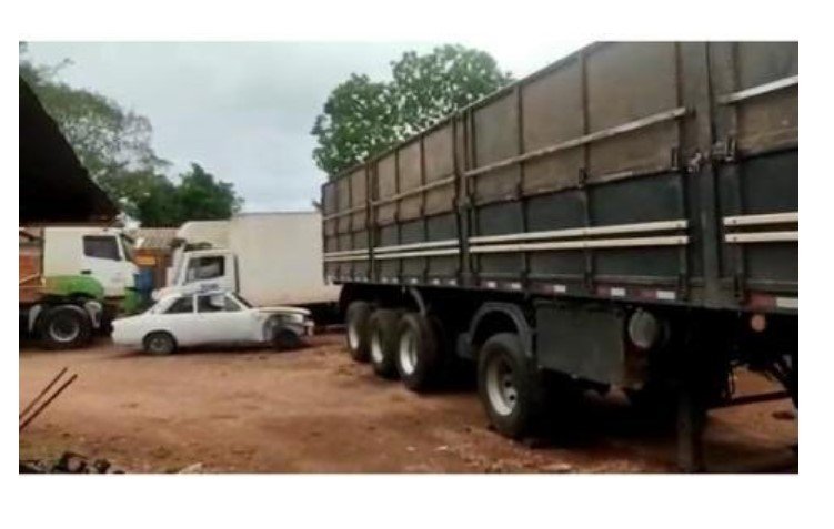 Semirreboque roubado em Campo Verde é localizado pela Polícia Civil em pátio de empresa em Cuiabá