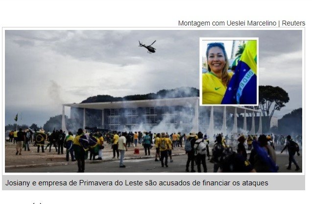 AGU pede condenação de ex-candidata e empresa de MT acusadas de financiar ataques em Brasília
