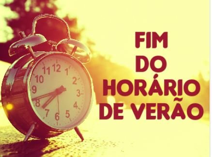 Acaba hoje o Horario de Verão, atrase seu relogio.