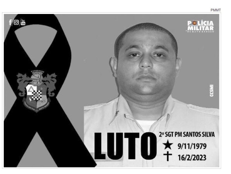 Morre aos 43 anos o 2º sargento da PM Paulo dos Santos Silva