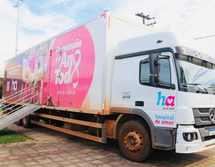 Carreta do Hospital de Amor realiza mais de 300 atendimentos em Colíder