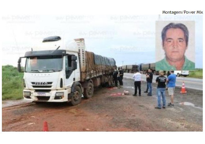 Homem morre esmagado durante manutenção de carreta