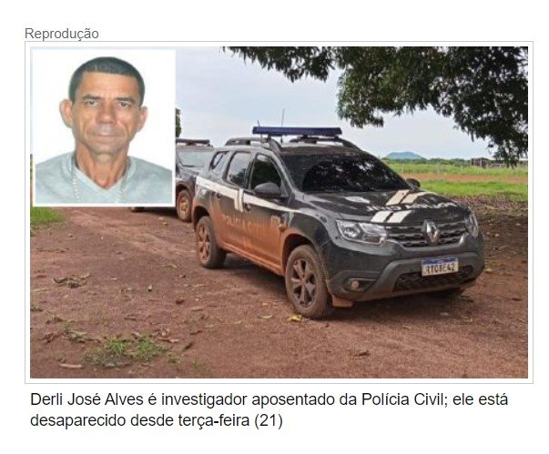 Investigador aposentado está desaparecido; esposa foi baleada
